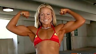 Blonde Muscle Girl 2
