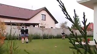 A NUN SEXUALLY PUNISHES 3 SCHOOLGIRLS