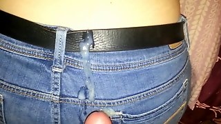 Cum on Blue American Eagle jeans