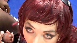 Amateur roleplay, tranny gets fucked by..