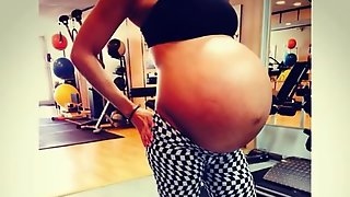 Pregnant gym