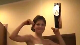 Bathing with my cute 19 yo Russian..
