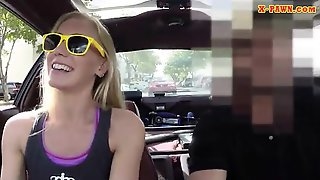 Tight blond slut screwed at the pawnshop