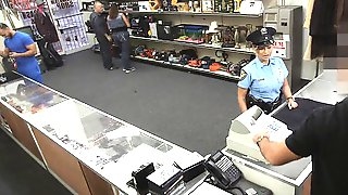 Big boobies police officer fucked by..
