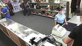 Bouncy ass Police fucked from behind