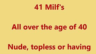 MILF's on film part 1