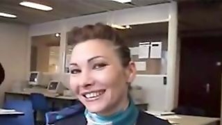 Real Air Stewardess Tease 2