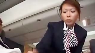Japanese Stewardess Handjob japanese