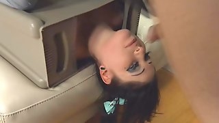 Brunette slut facefucking anal - j853