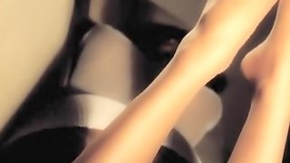 Darla TV - Nude Nylon Pantyhose Foot..