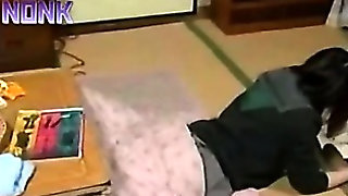Asian Schoolgirl Teen Interrupted In..