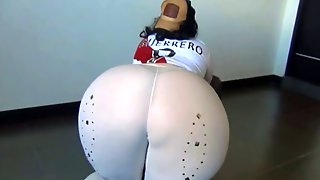 BBW Spandex tease
