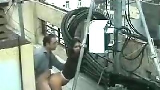 Security cam caught my colleague..