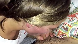 Shy girl suck dick