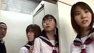 18yo Asians In A Reverse Gangbang