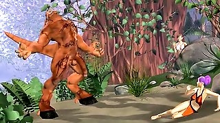 Stone Sorceress - Hottest 3D anime sex..