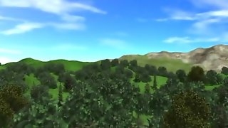 Sexy 3D anime monster fucked in the..