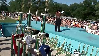 Poolside Pole Dancing Contest -..