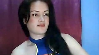 TS Supergirl Self Suck