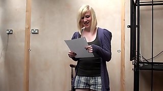 Blonde Subbie Is Left A Set Of..