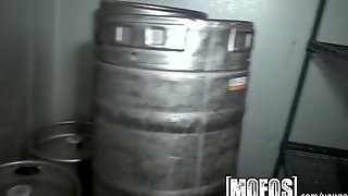 Mofos - Sexy Barmaid gets pounded in..