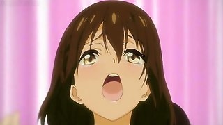Teen anime gets boobs rubbed and cunt..