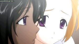 Teen anime lesbians making love
