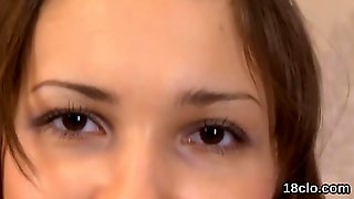 Natural girl is gaping wet cunt in..