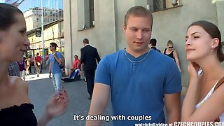 CZECH COUPLES Young Couple Takes Money..