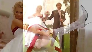 Real Brides Show Their Pussies!