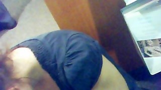Large and deep downblouse at the book..