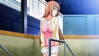 Redhead anime school doll seducing her..