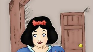 Snowwhite and dwarfs orgy