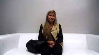 Nice Blonde Eliska Banged At The..