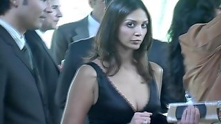 Sexy candid ass in satin dress pt.2