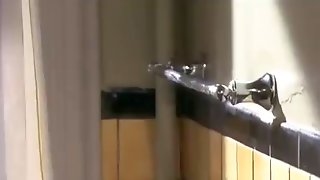 Mom caught naked in front of a boy