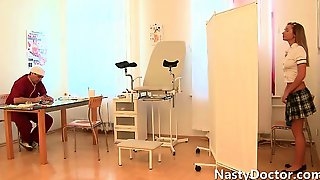 Fucked during her gyno exam