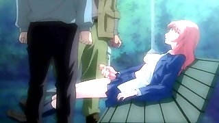 Futanari girl enjoys masturbation and sex