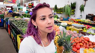 World produce technician raising cocks..