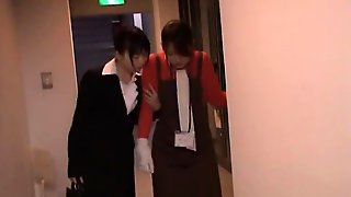 Delightful Oriental girls engage in..