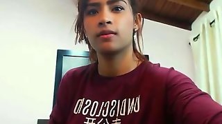 Cute latina with fake perky boobs and..