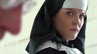 Grandpa could not resist and fucked a nun