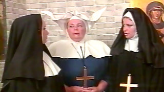 Kinky lesbian nuns BDSM style