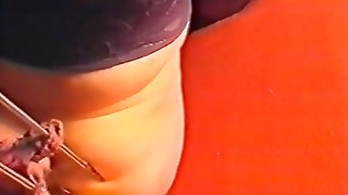 Hot Burning nail cunt piercing