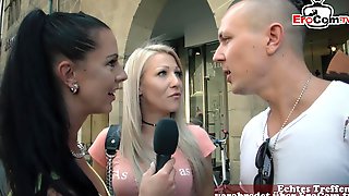 German couple public pick up for first..