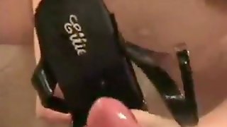 Footjob and shoejob