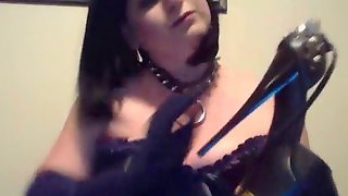 Chubby white slut squriting with high..