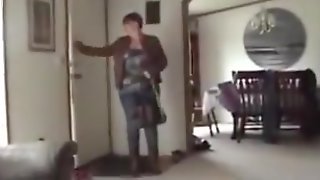 Son caught spying on mom masturbating..