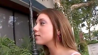Couple seduce college girl