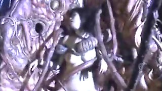 Tentacles Fuck Teen in Alien Cavern!